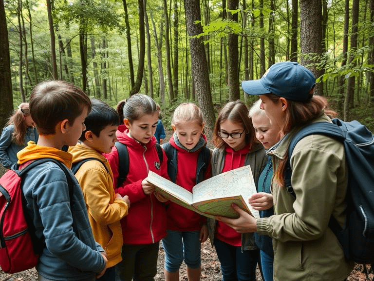 Beneficios de las actividades extraescolares en la naturaleza para los niños